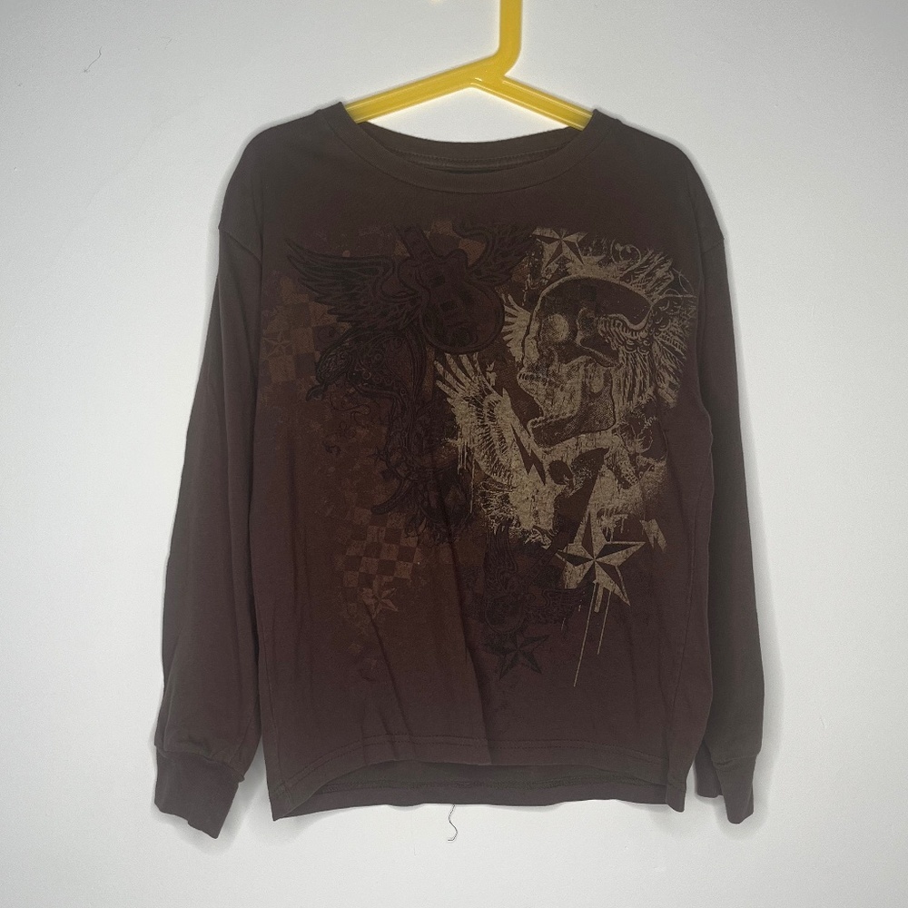 Y2k Kids Top Heavy Clothing Long Sleeve T-Shirt